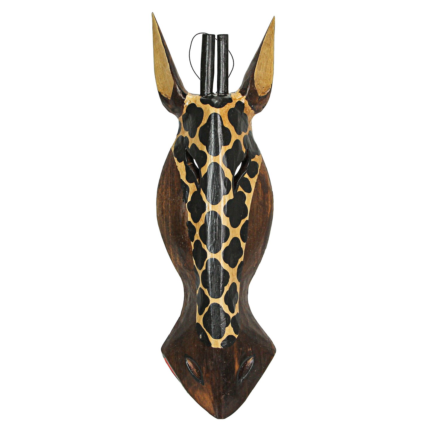 African Giraffe Jungle Mask Africa Decor Wall Hanging