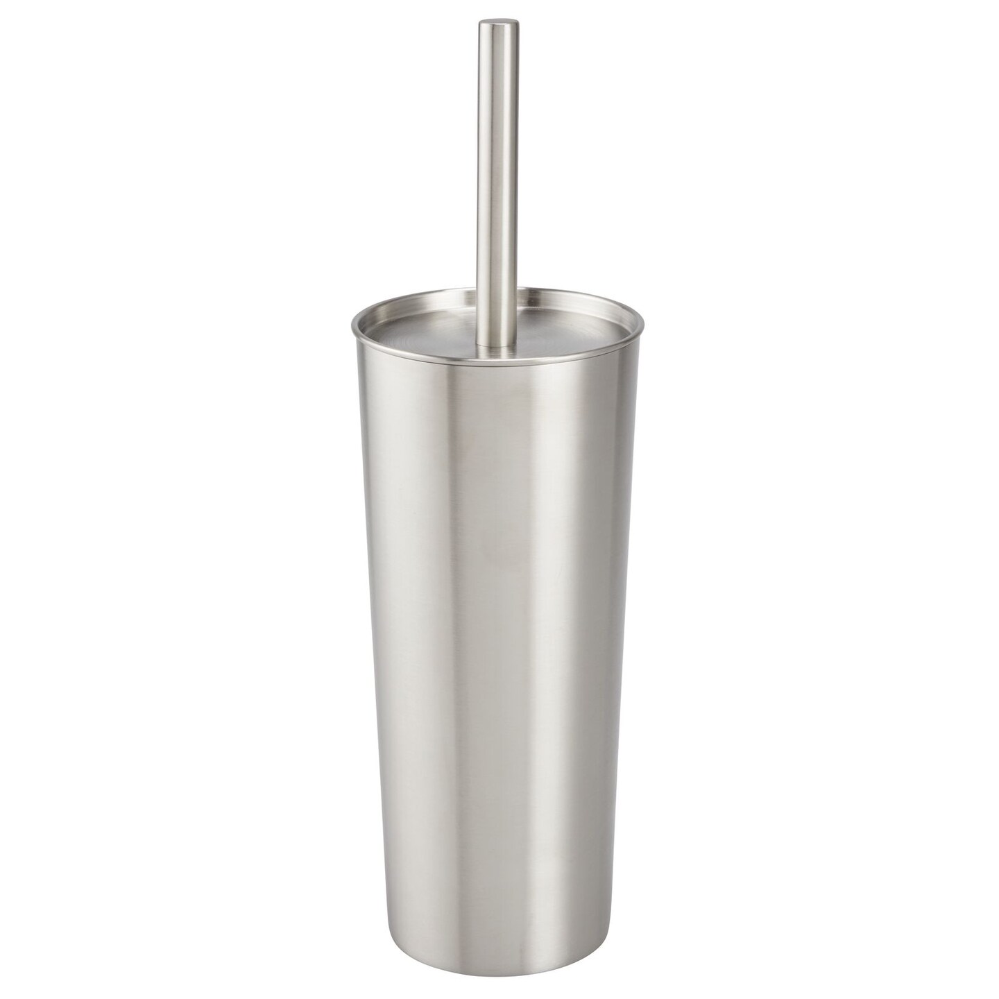 mDesign Steel Toilet Bowl Brush/Holder Bathroom Storage Combo