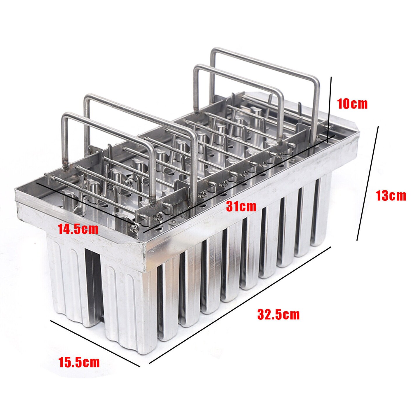Kitcheniva 20 Pcs Metal Ice Cream Mold