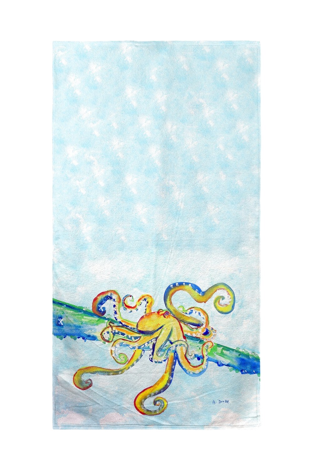Betsy Drake Crazy Octopus Beach Towel