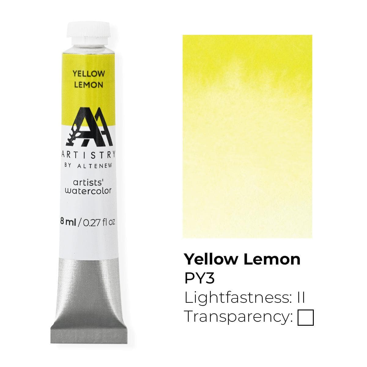 Artists&#x27; Watercolor Tube - Yellow Lemon