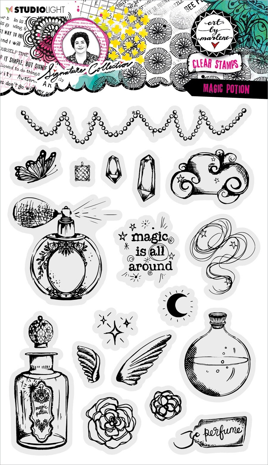 Art By Marlene Signature Collection Stamp-Nr. 505, Magic Potion