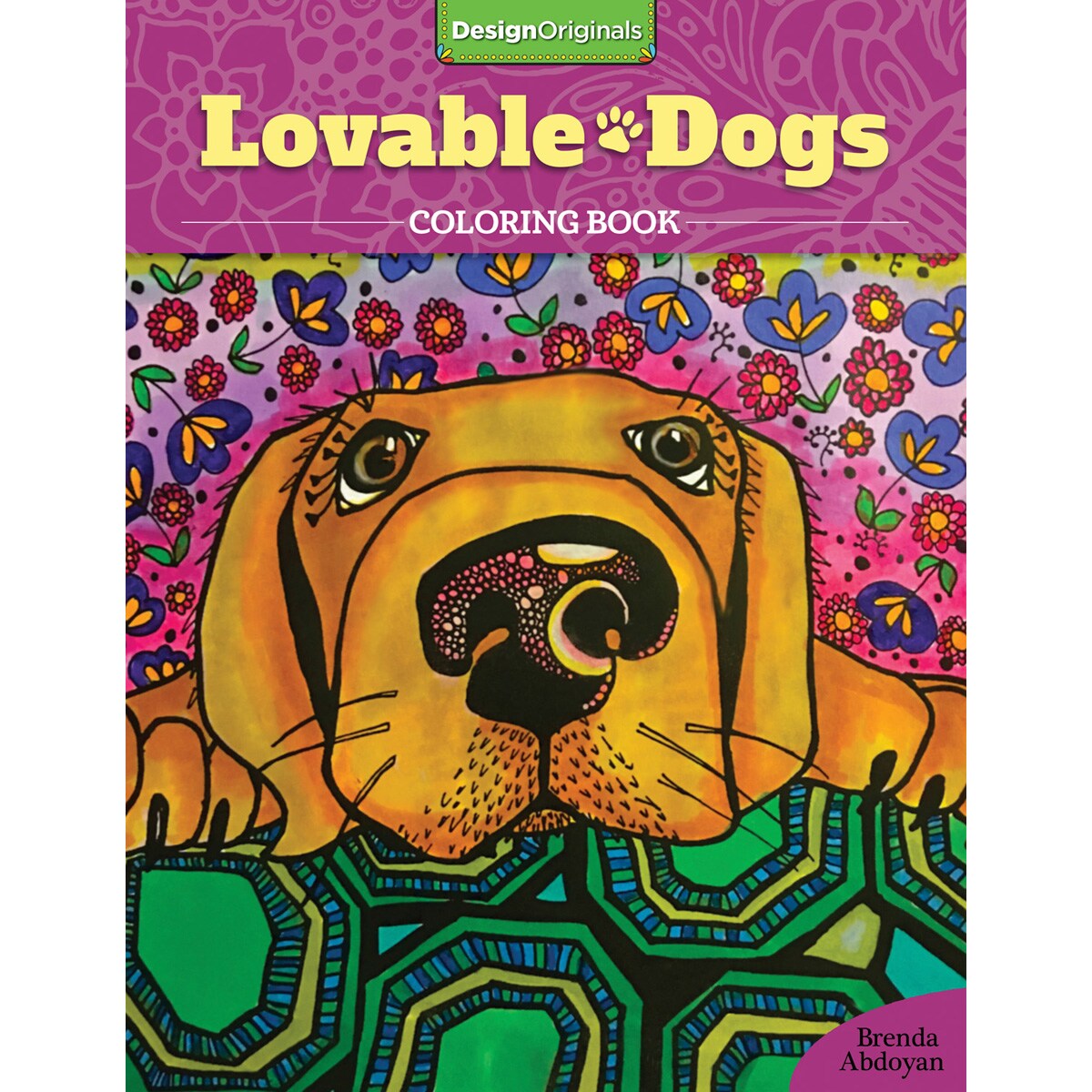 Lovable Dogs Coloring Book-