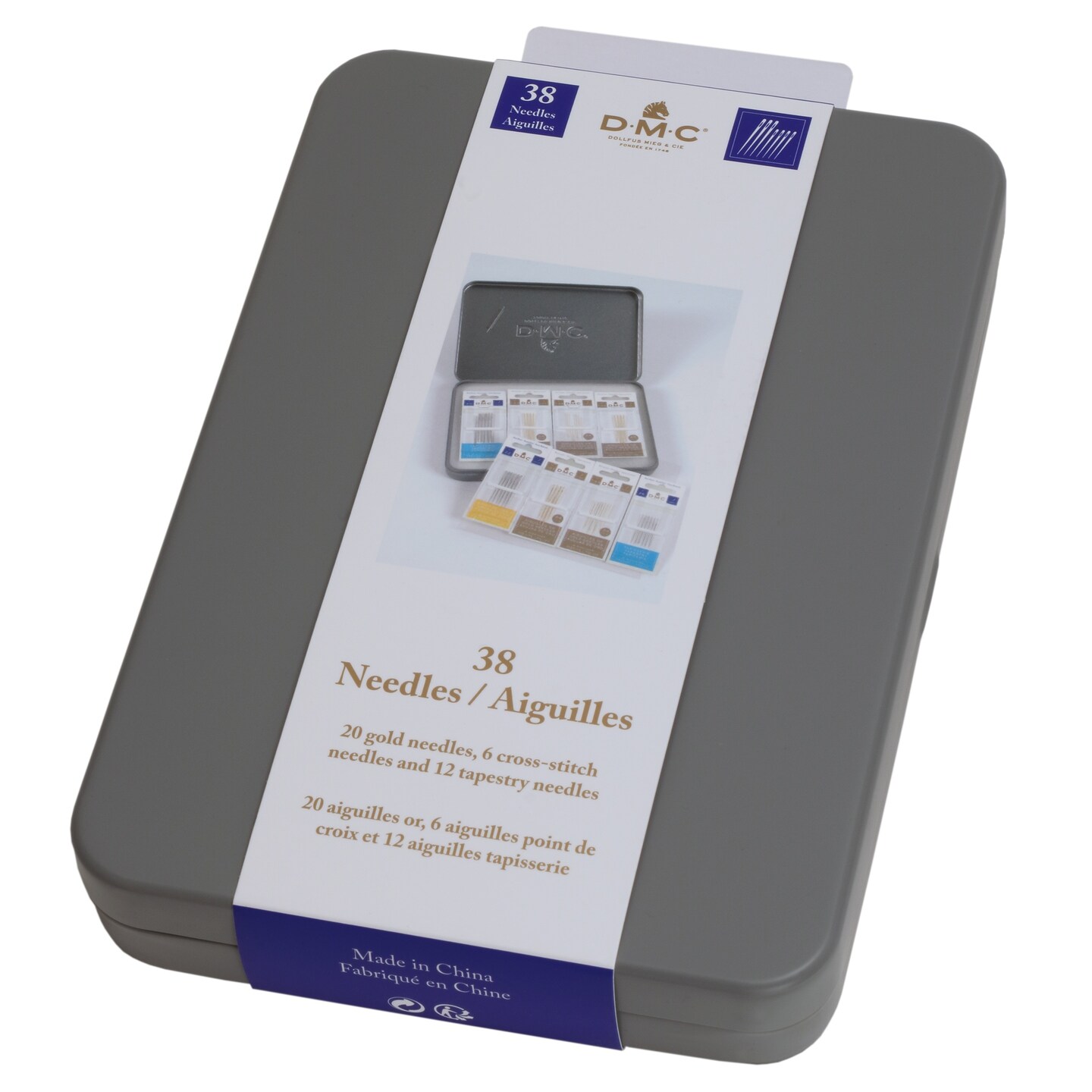 Dmc Collector&#x27;s Needle Tin-Assorted 38/Pkg
