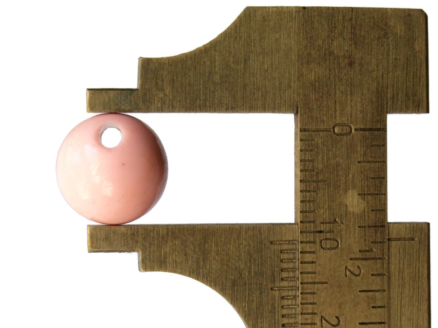 9 11mm or 7/16 Inch Bubble Gum Pink Ball Buttons - Round Vintage Lucite Buttons