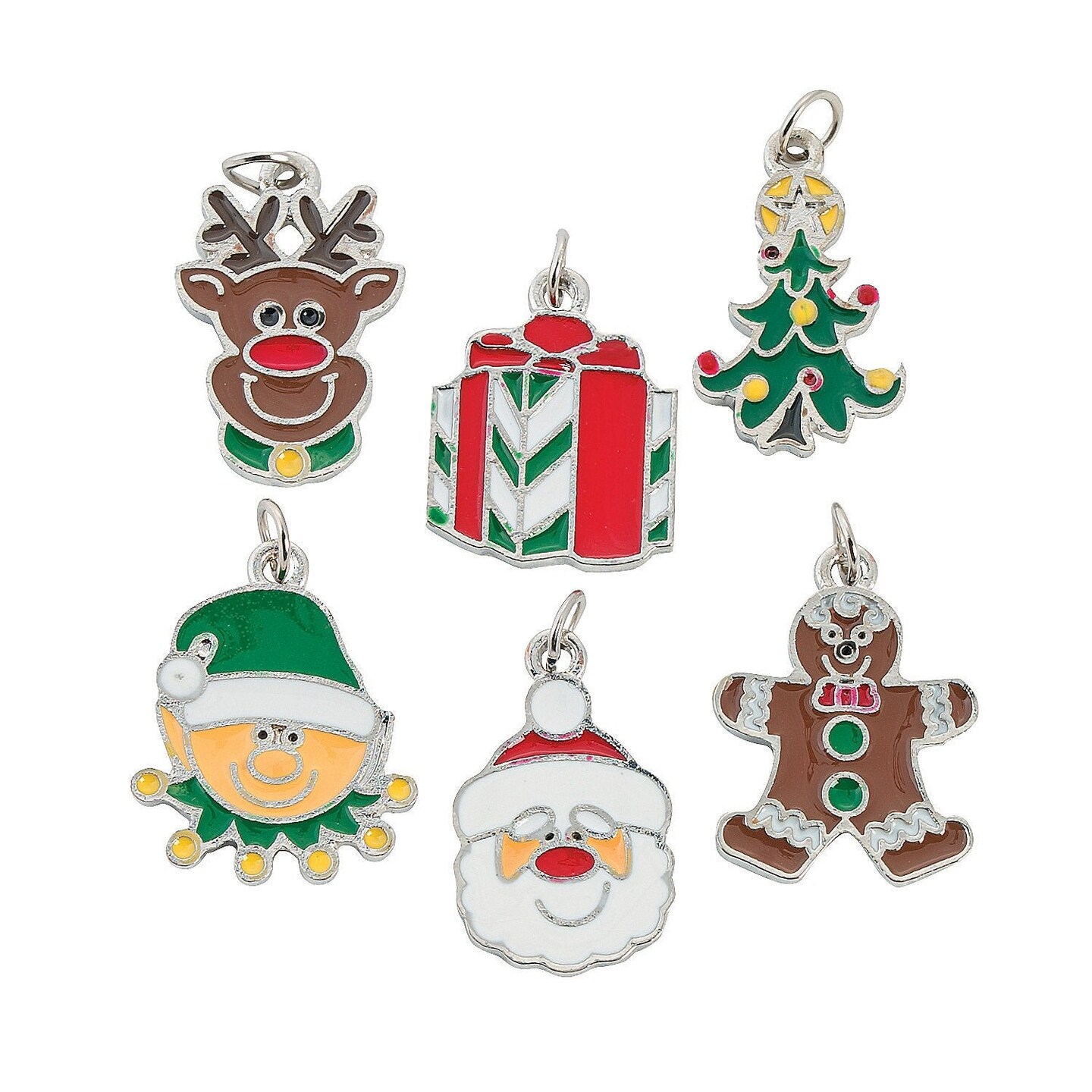 Happy Holidays Enamel Charms - Crafts for Kids and Fun Home Activities