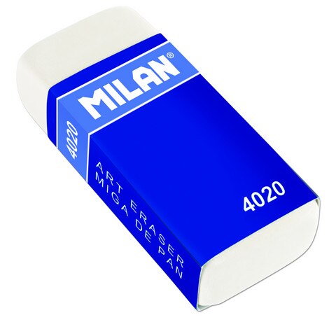 MILAN RECTANGULAR SLEEVED SYNTHETIC RUBBER ERASER (4020) | Michaels