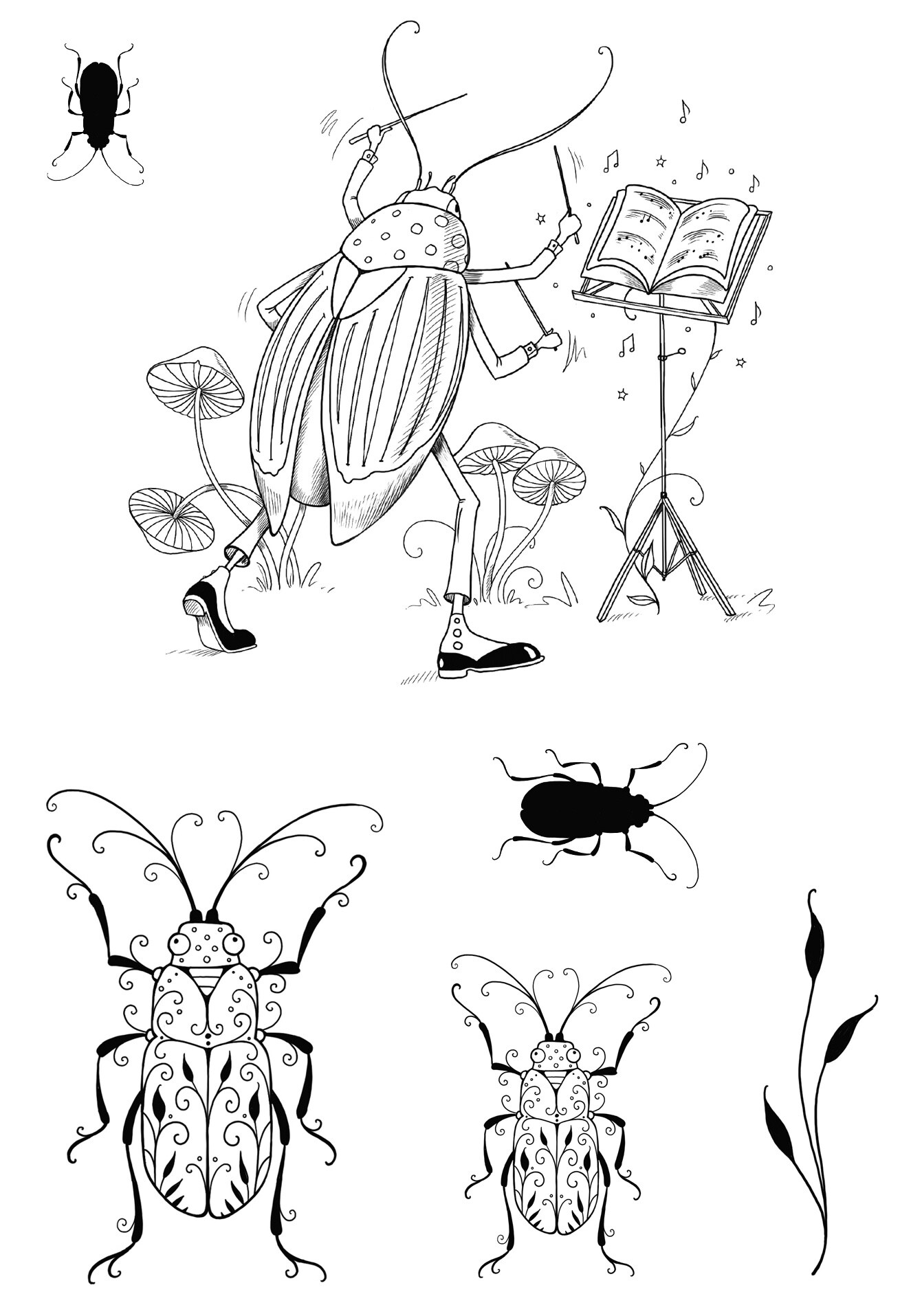 Pink Ink Designs A6 Clear StampThe Conductor Michaels