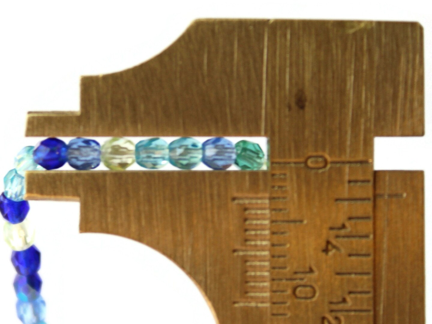 100 3mm Faceted Round Mixed Blue Beads Crystal Beads