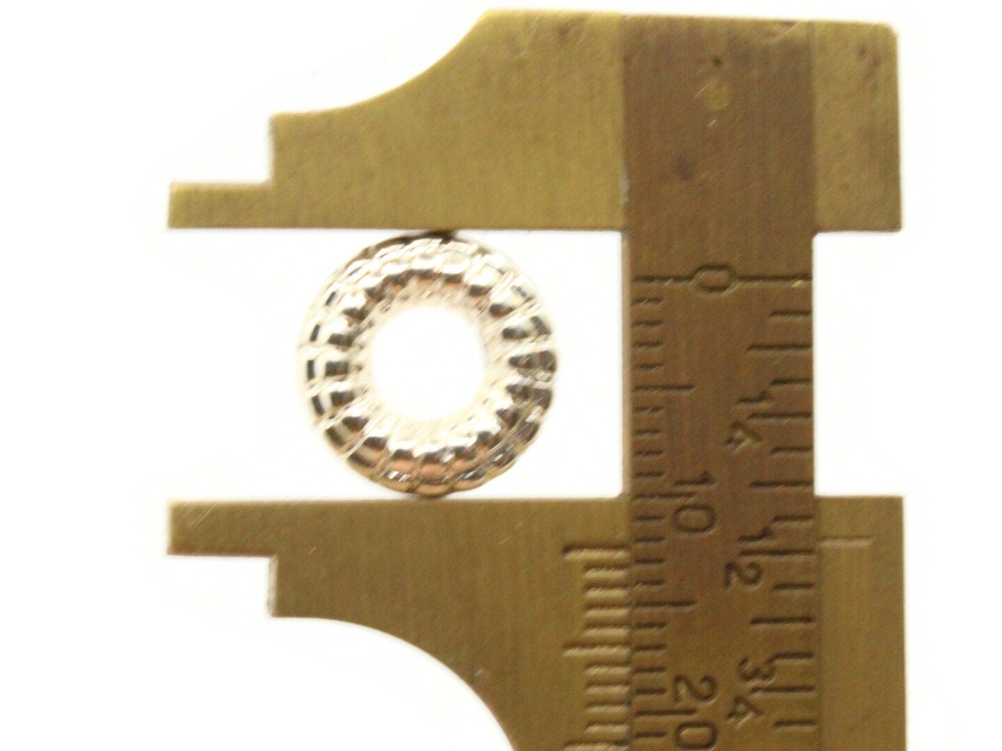 15 12mm Vintage Silver Plated Plastic Bumpy Round Ring Beads