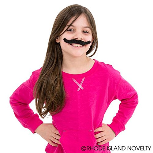 Rhode Island Novelty Adhesive Mustache 3 count