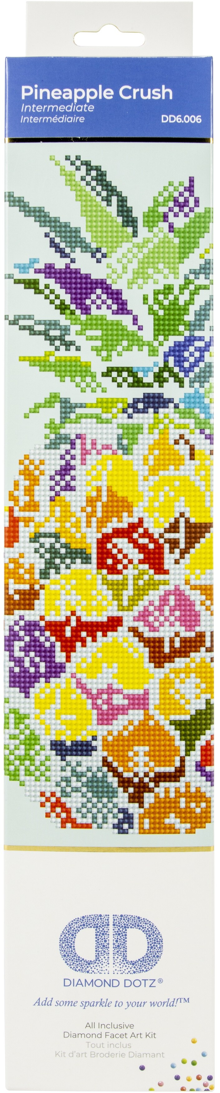 Diamond Dotz Diamond Art Kit 11"X15.4"-Pineapple Crush