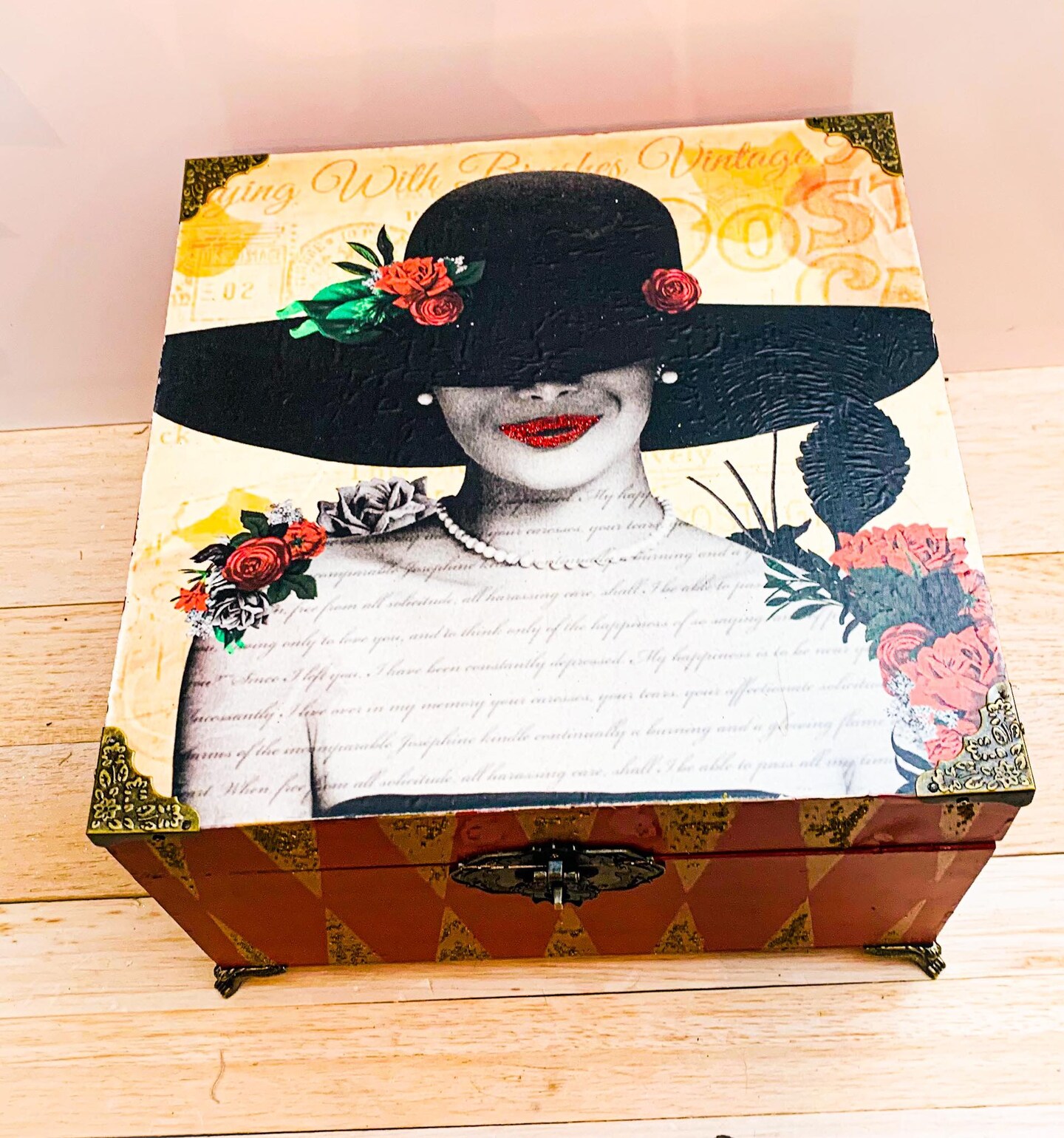Rose -  Decoupage &#x26; Mixed Media Art Paper  ON SALE (small)