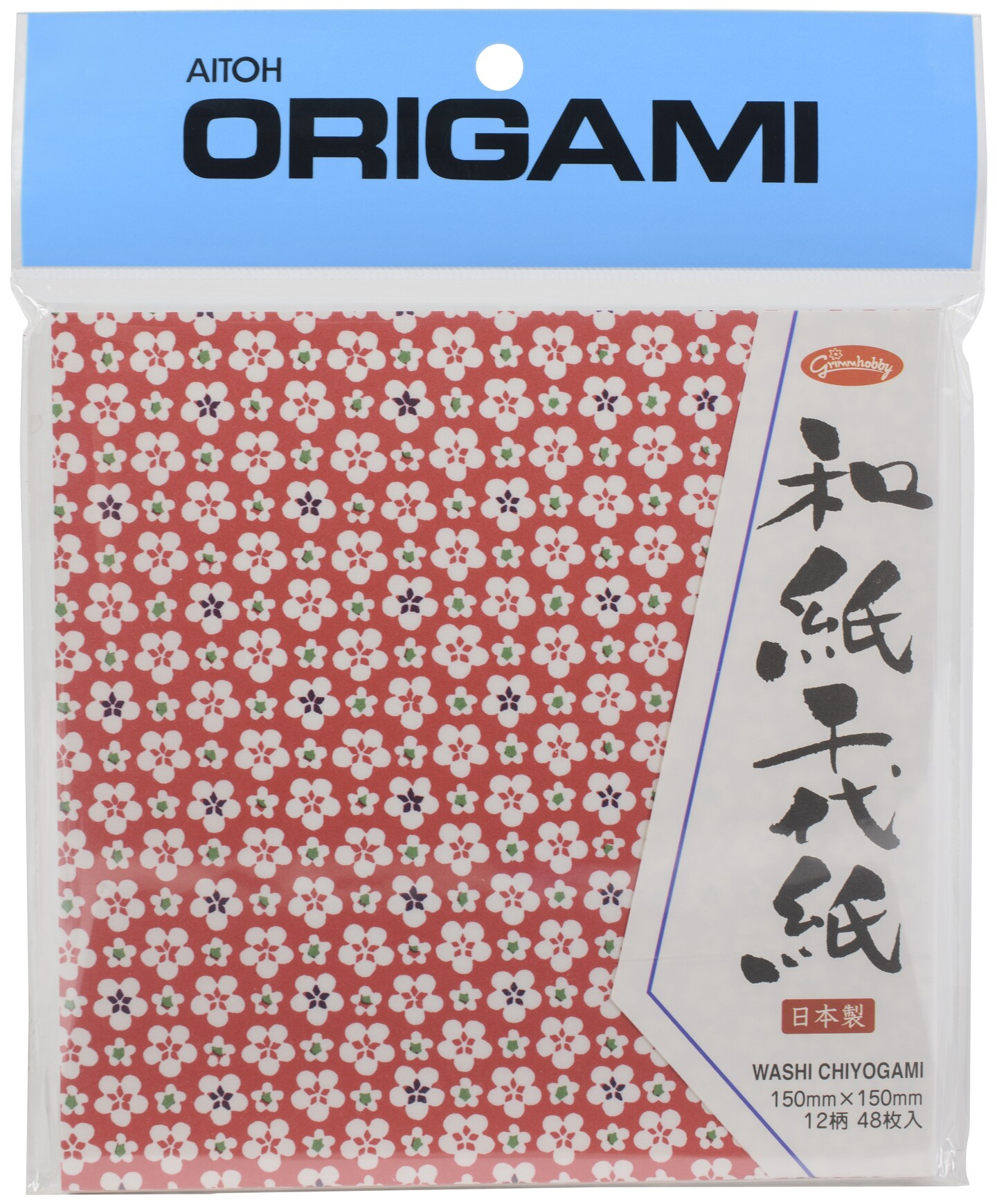 Aitoh Origami Paper 5.875"X5.875" 48/Pkg-Traditional Geometric Patterns