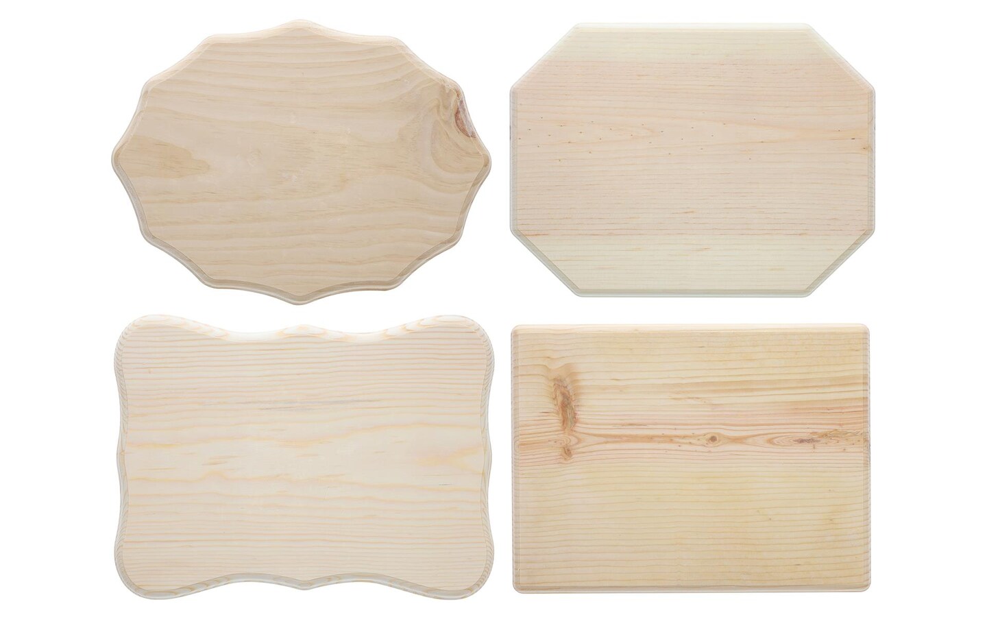 LGW Wood Plaques Bulk Ast 9x12&#x22; 36pc