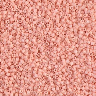 Miyuki Delica Bead 15/0, DBS0206, Opaque Salmon