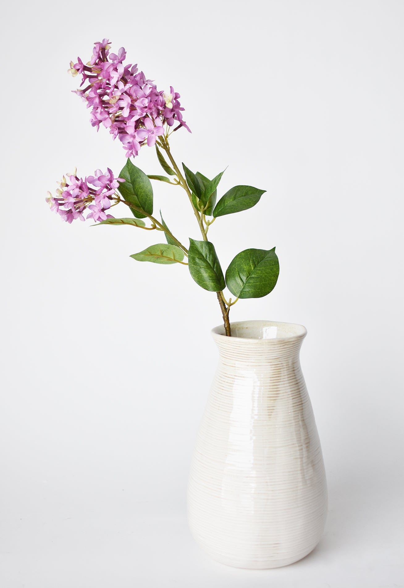 28.5&#x22; Faux Light Purple English Lilac Stem
