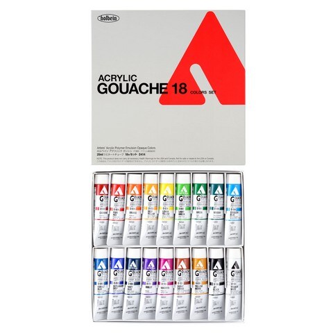 Acryla Gouache Set Of 18 20Ml Tubes Michaels