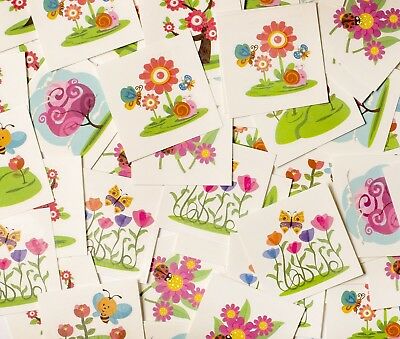 Big Mos Toys 72 Pack Spring and Summer Assorted Design Temporary Tattoos