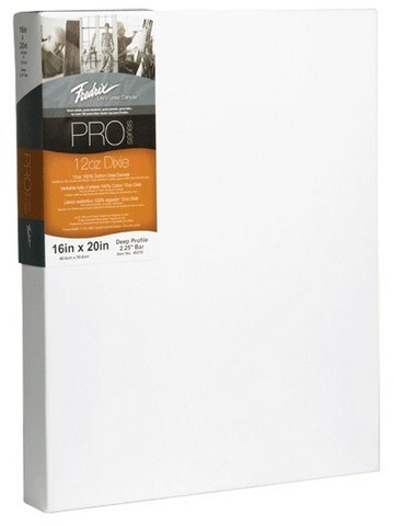 PRO SERIES 12OZ DIXIE STRETCHED CANVAS 48X60 2-1/4 BARS