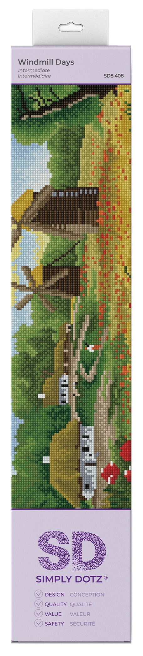 Diamond Dotz Simply Dotz Diamond Art Kit 20.5&#x22;X16.5&#x22;-Windmill Days