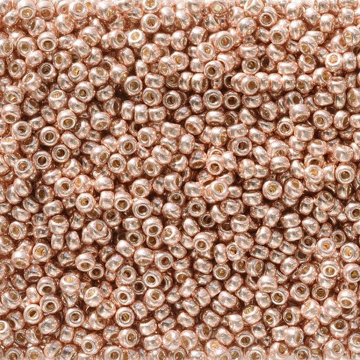 Miyuki 11 Round Seed Bead, 11-5103, Duracoat Galvanized Bright Copper, 13 grams