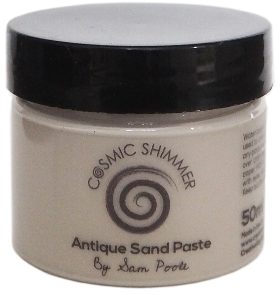 Cosmic Shimmer Antique Sand Paste 50ml By Sam Poole-Shabby Truffle