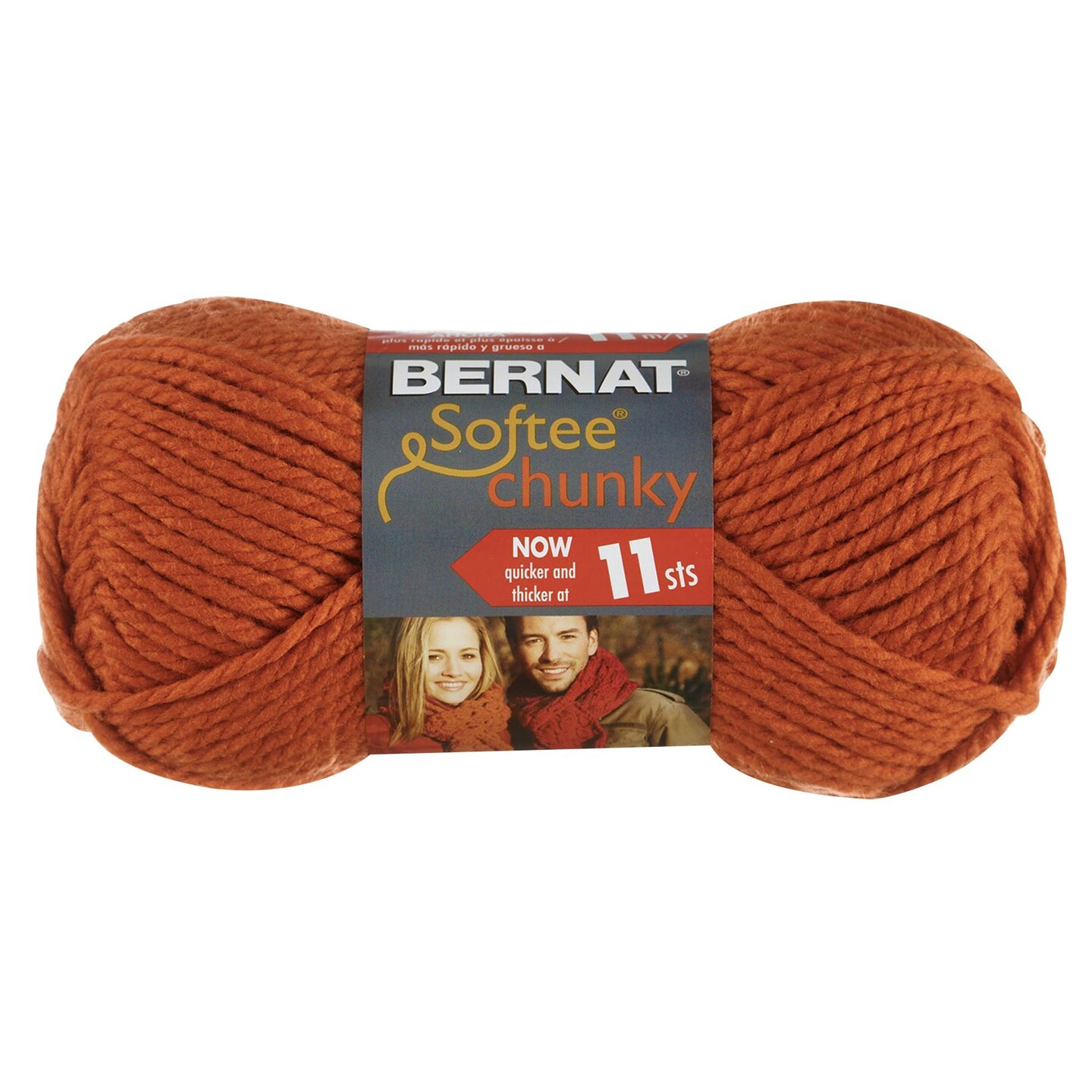 Multipack of 6 - Bernat Softee Chunky Yarn-Pumpkin