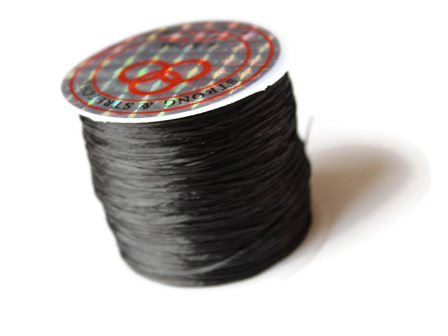 196 Feet Stretchy Cord 0.8mm Black Elastic Thread 60 Meters per roll of  String