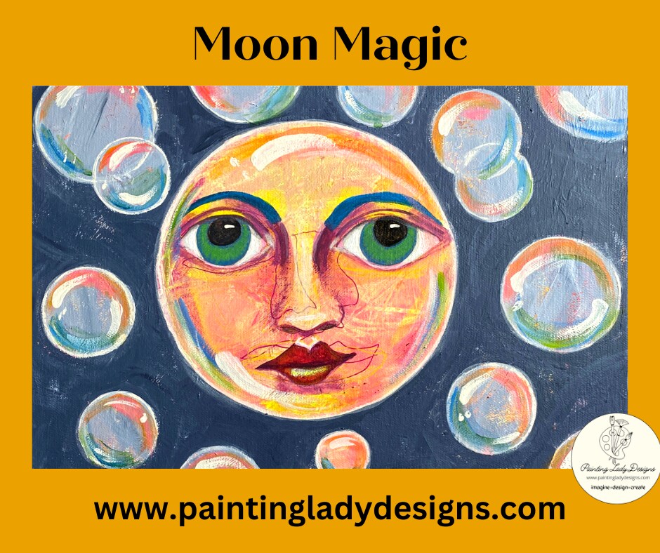 Moon Magic Art Paper for Decoupage Art and Mixed Media (Small 12x18)