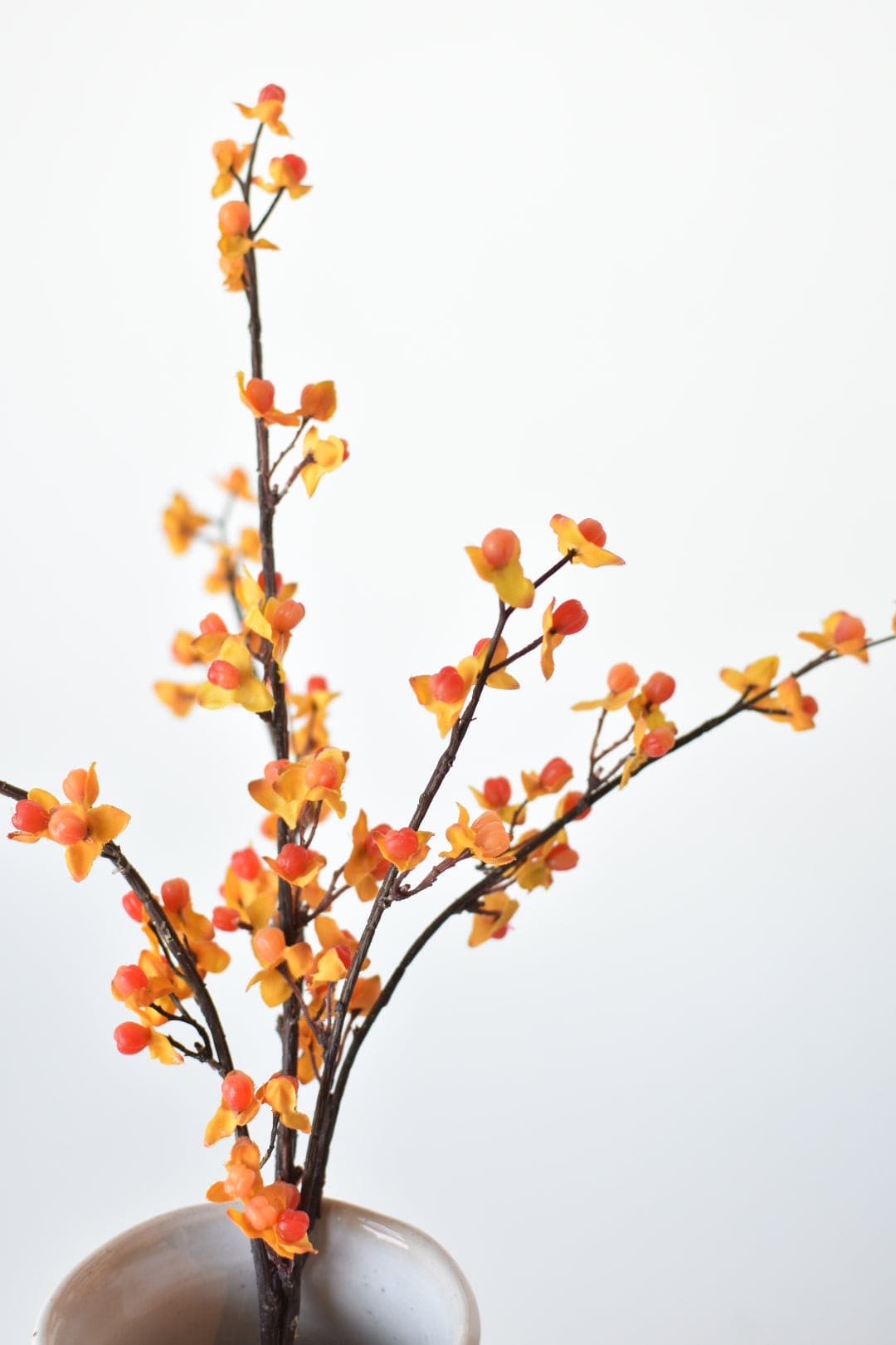 17&#x22; Faux Bittersweet Berry Stem