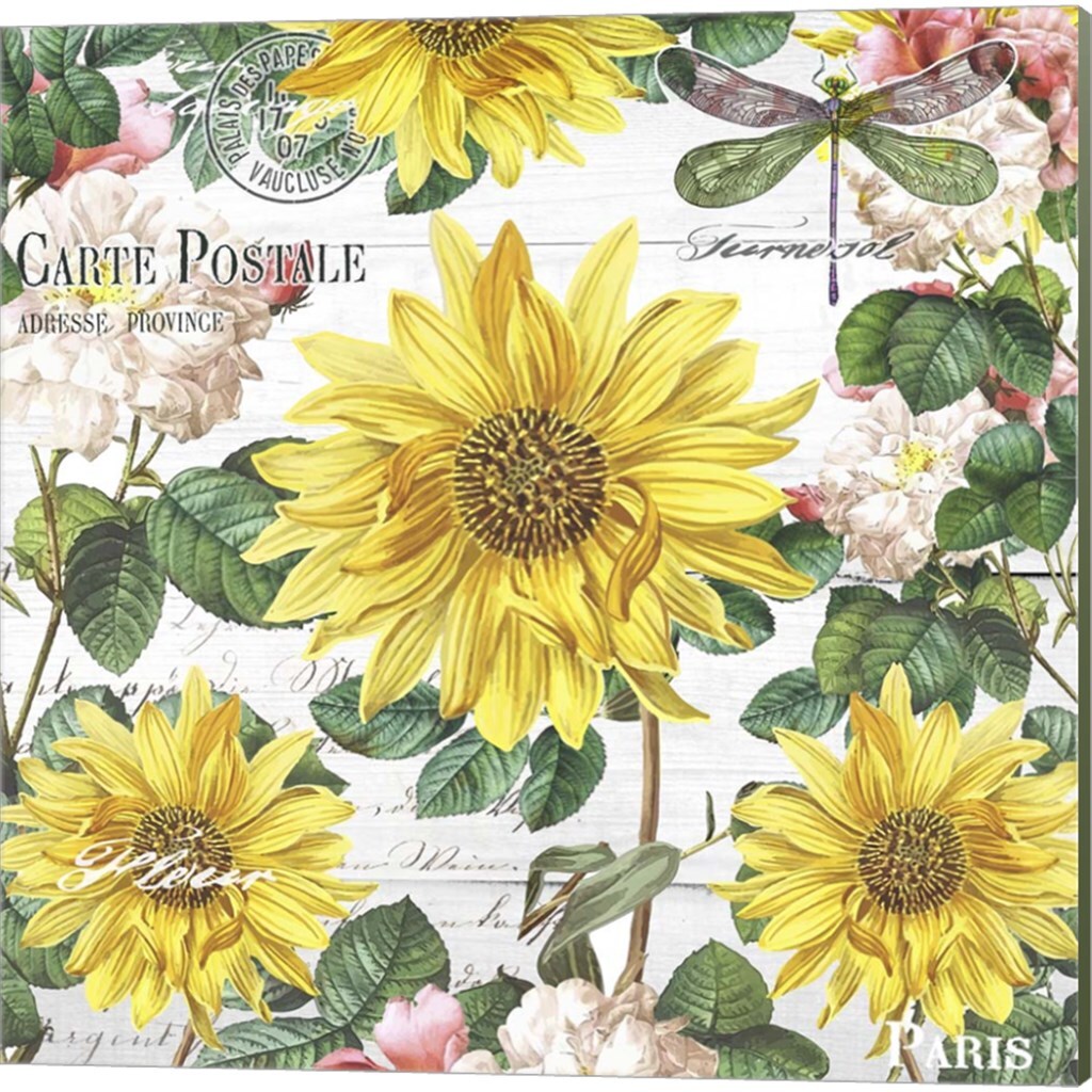 Paris &#x26; New Orleans Garden by Mary Jane Creative 14&#x22; x 14&#x22; Canvas Wall Art (Set of 2)