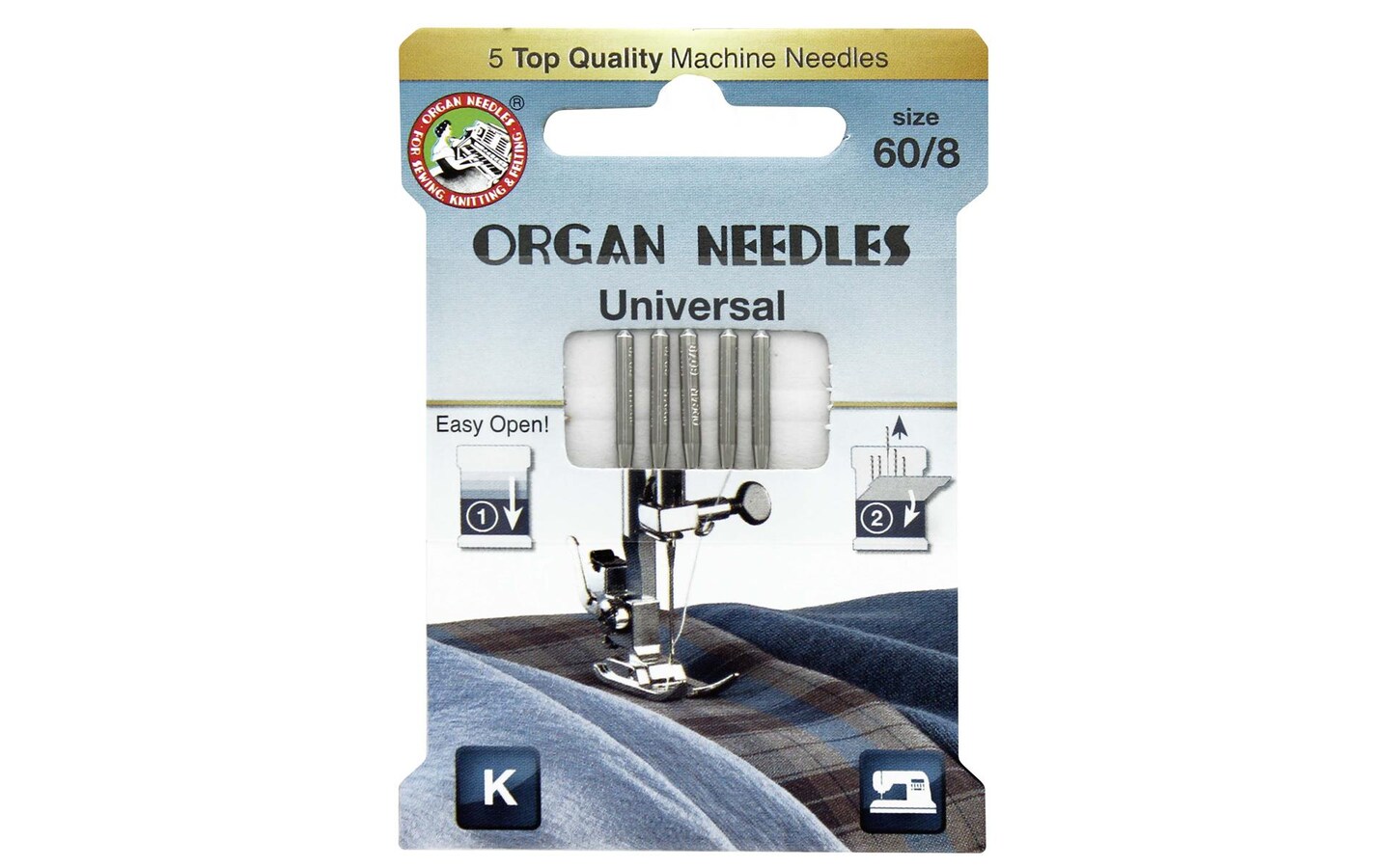 Organ Needles Mach Needle Universal Sz60/8 5Pc Michaels