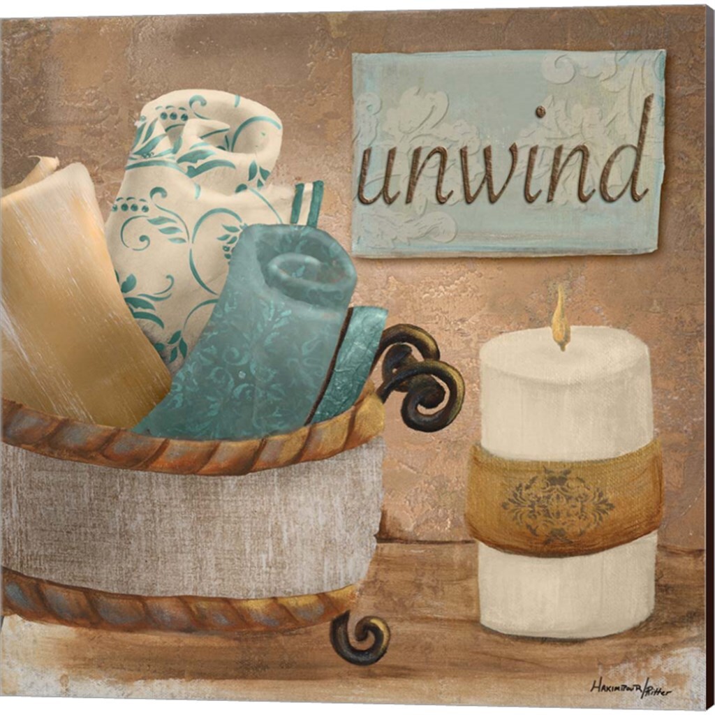 Unwind Soothe by Hakimipour - Ritter 14&#x22; x 14&#x22; Canvas Wall Art (Set of 2)