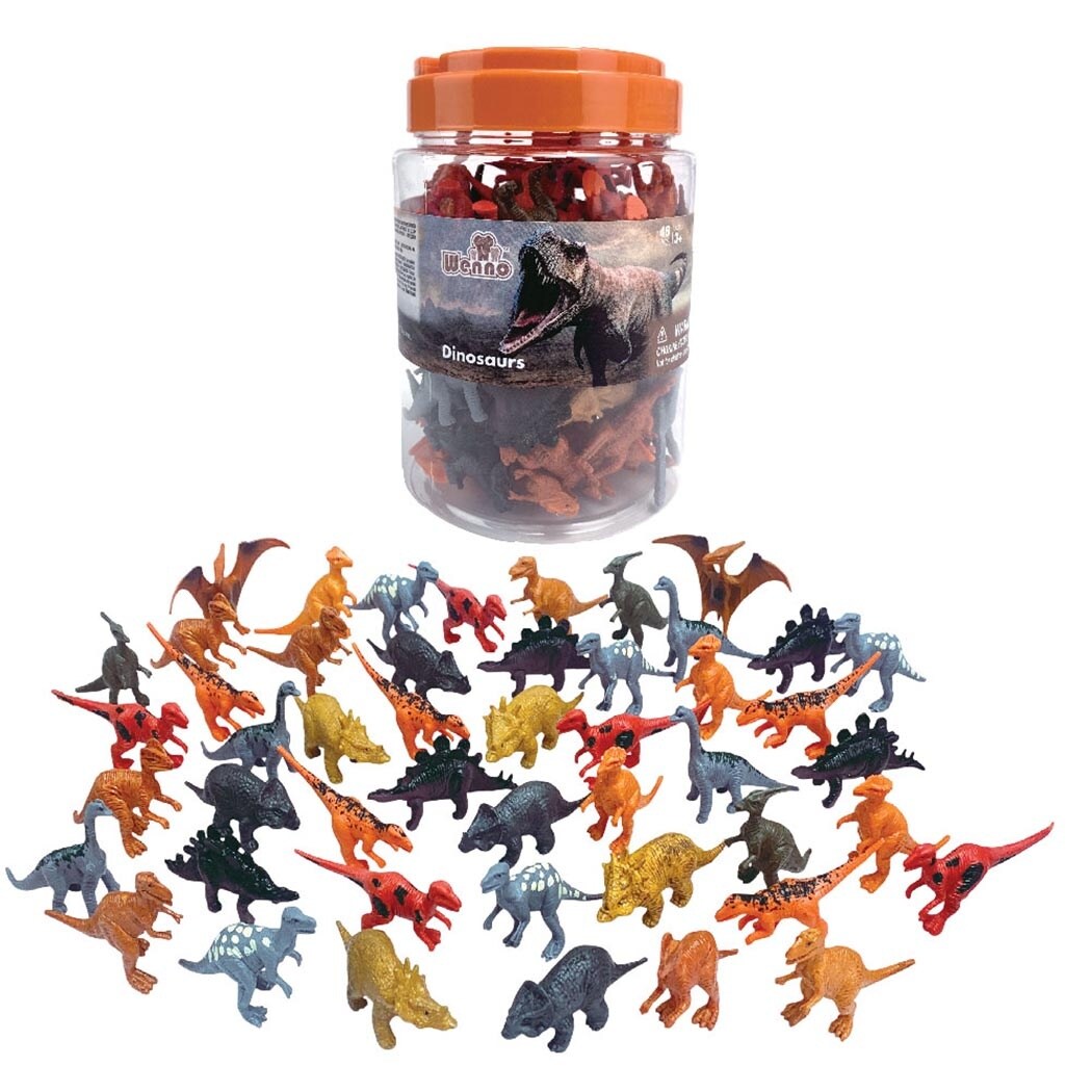 Wenno Small Bucket 48/Pkg-Dinosaur