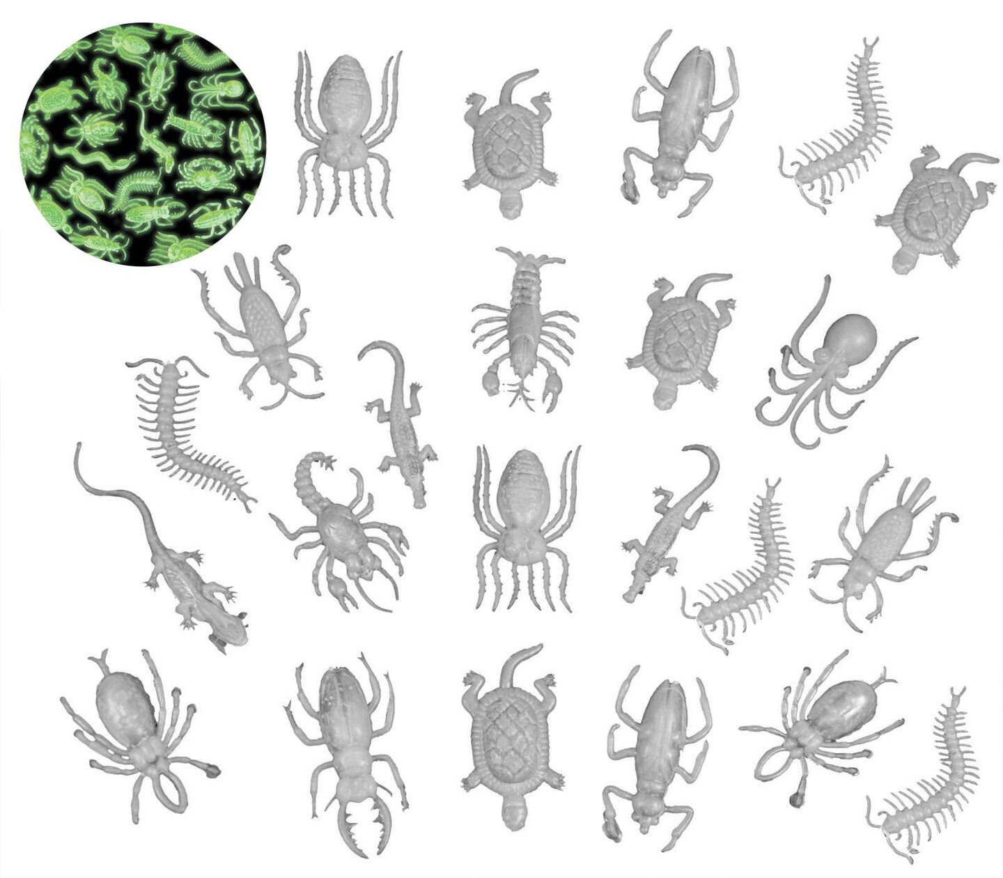 Rhode Island Novelty Glow in The Dark Ctter Assortment - 144 per Unit
