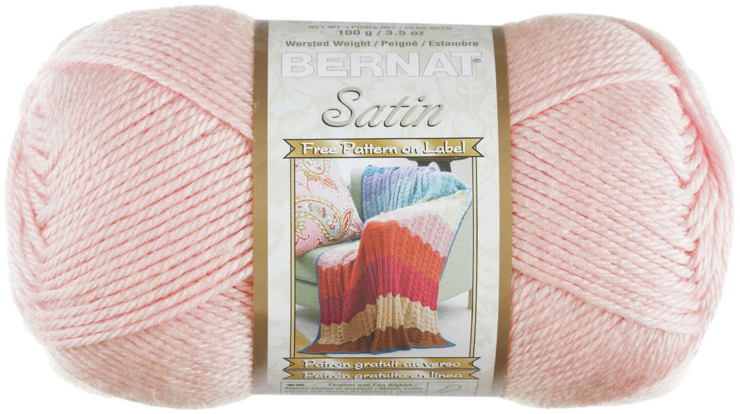 Multipack of 24 Bernat Satin Solid Yarn Sea Shell