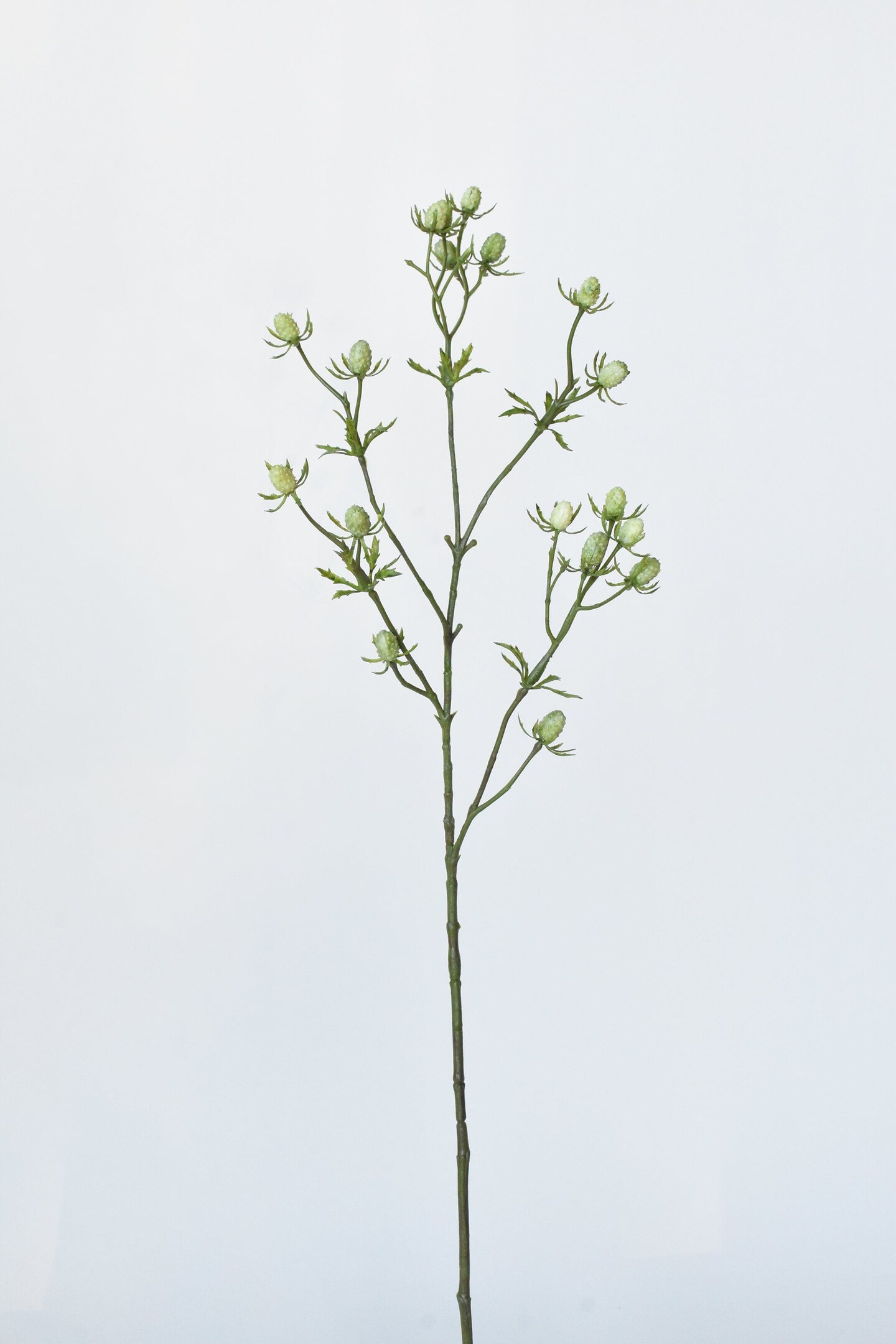 24&#x22; Faux Green Thistle Spray Stem