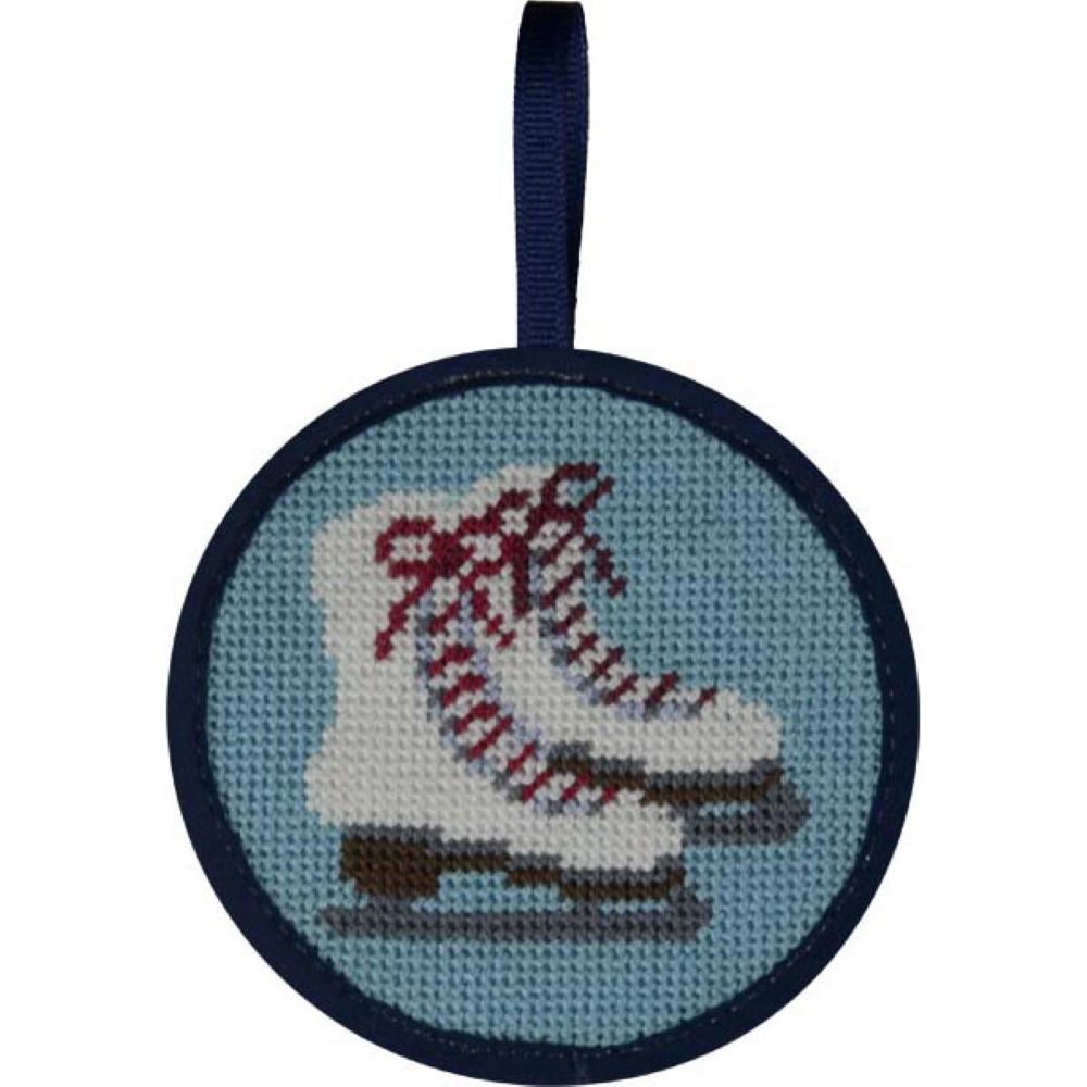 Alice Peterson Stitch-Ups Needlepoint Ornament Kit - Ice Skates