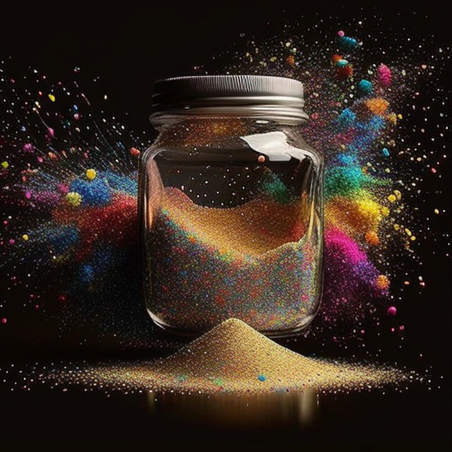 Mermaid Color Shift Chameleon Glitter Premium Glitter Multi Purpose Dust Powder 100g / 3.5oz for use with Arts &#x26; Crafts Wine Glass Decoration Weddings Cards Flowers Cosmetic Face Body