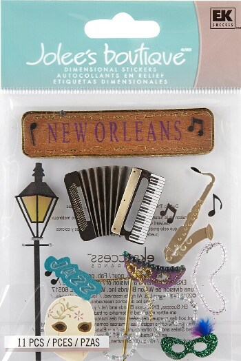 Jolee&#x27;s Boutique New Orleans Dimensional Sticker