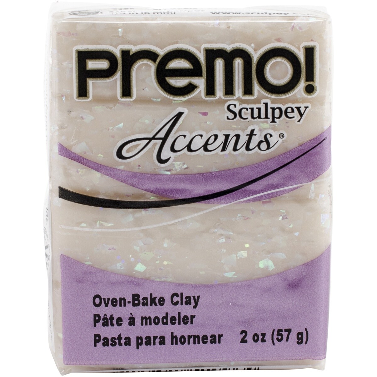 Multipack of 15 - Premo Sculpey Accents Polymer Clay 2oz-Opal