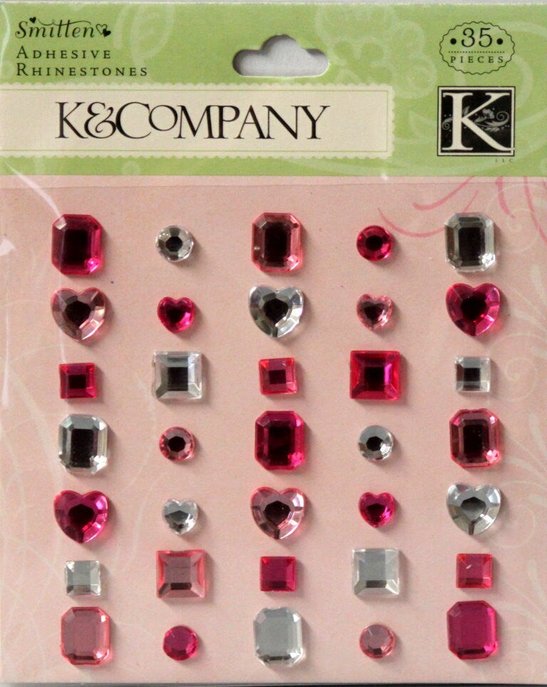 K & Company Smitten Shapes Adhesive Rhinestones Michaels