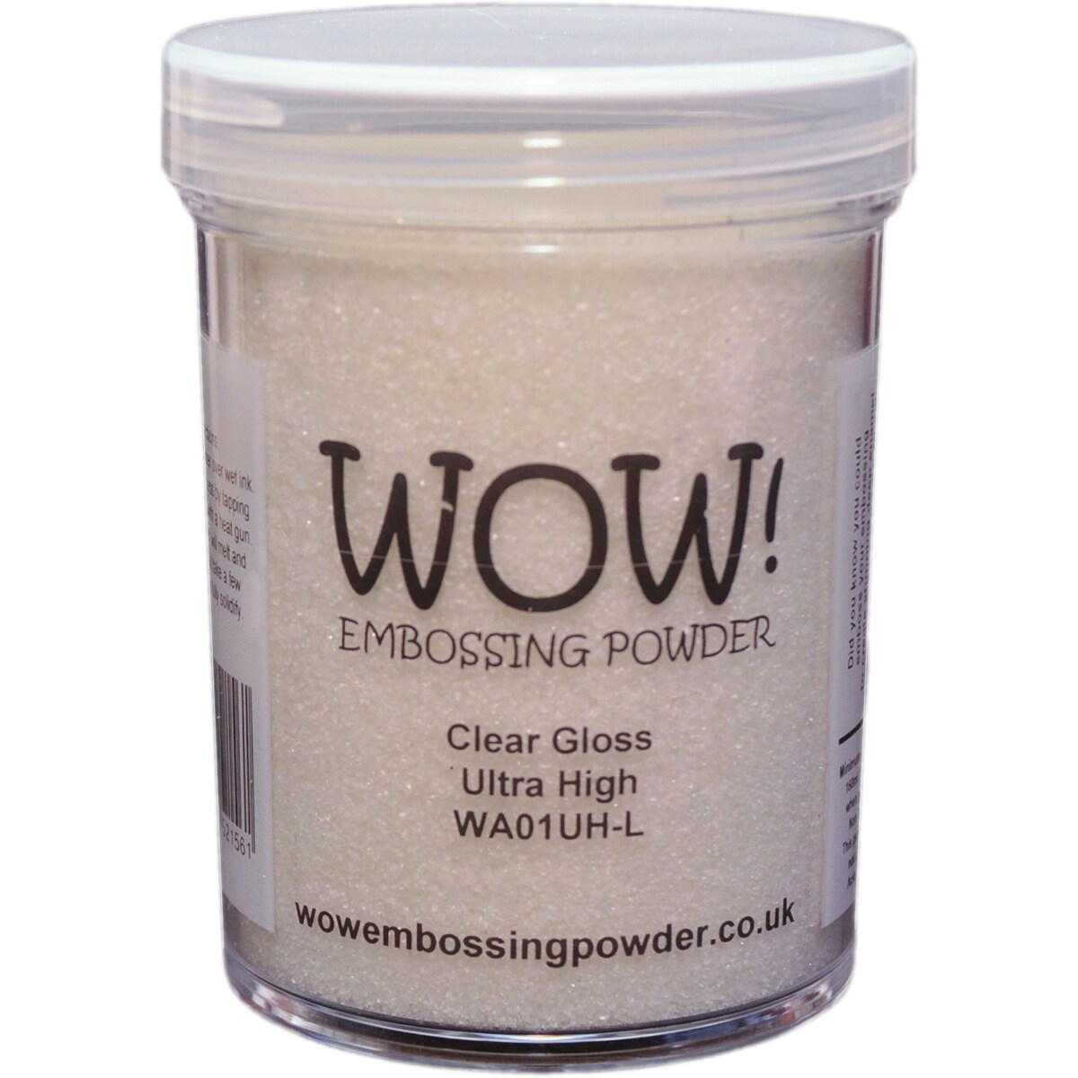 Wow! Embossing Powder 160Ml-Clear Gloss Ultra High