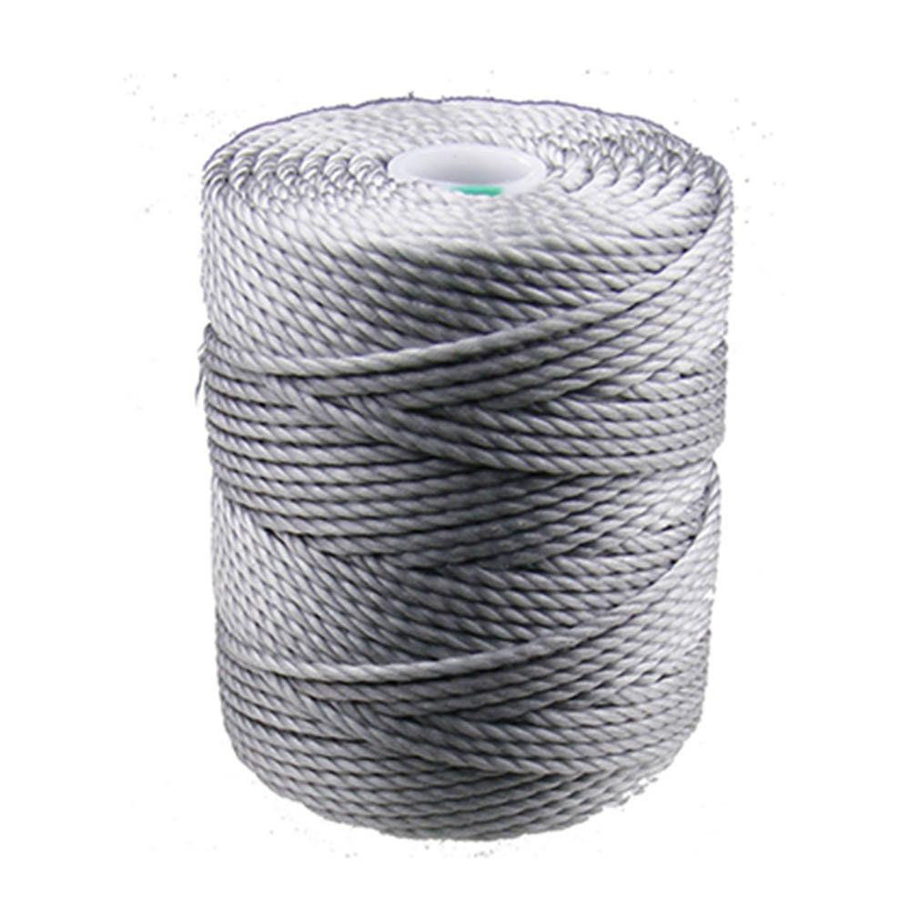 C-Lon Tex 400 Heavy Weight Bead Cord, Argentum ,1.0mm, 36 Yard Spool