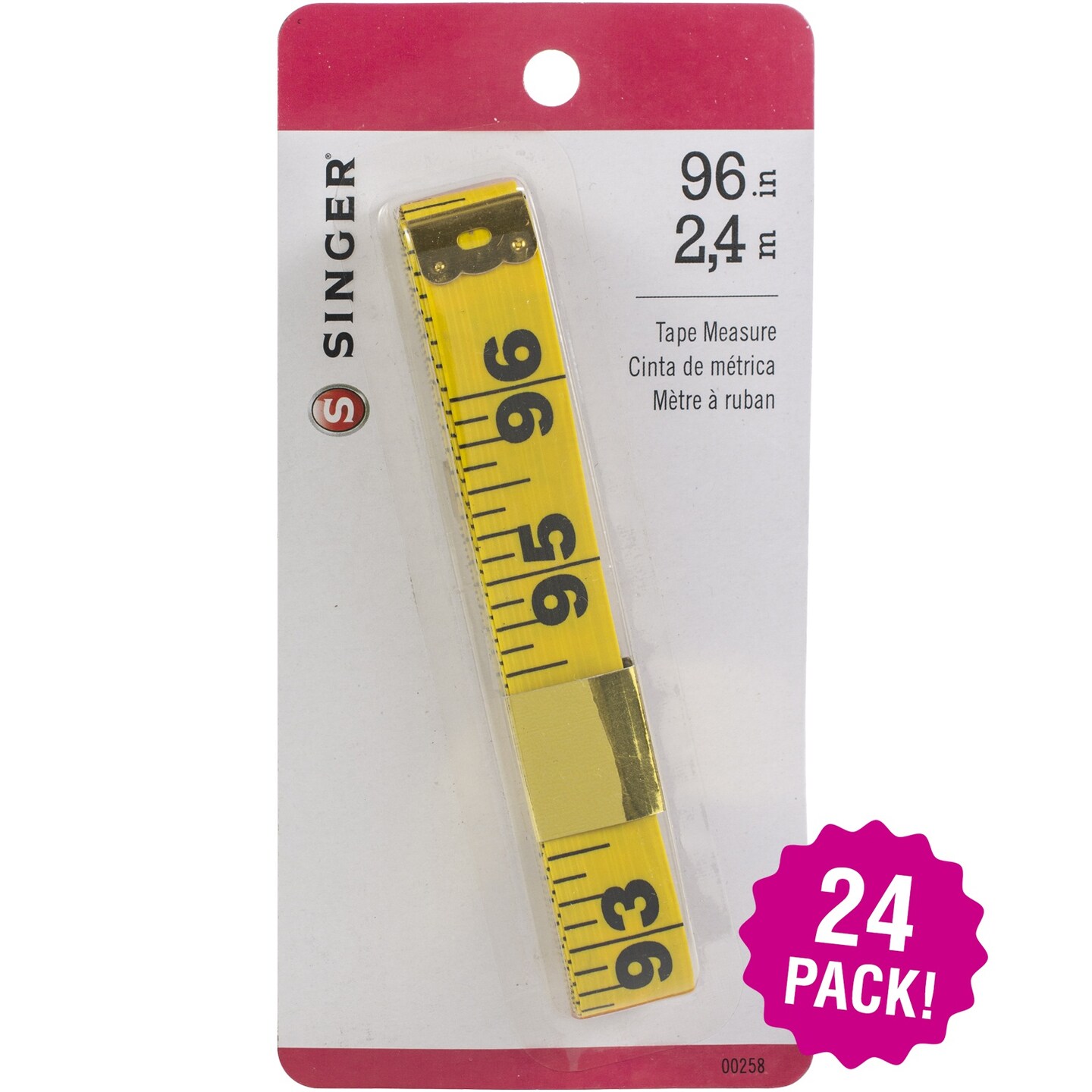 Multipack of 24 - Singer Vinyl Tape Measure-96&#x22;