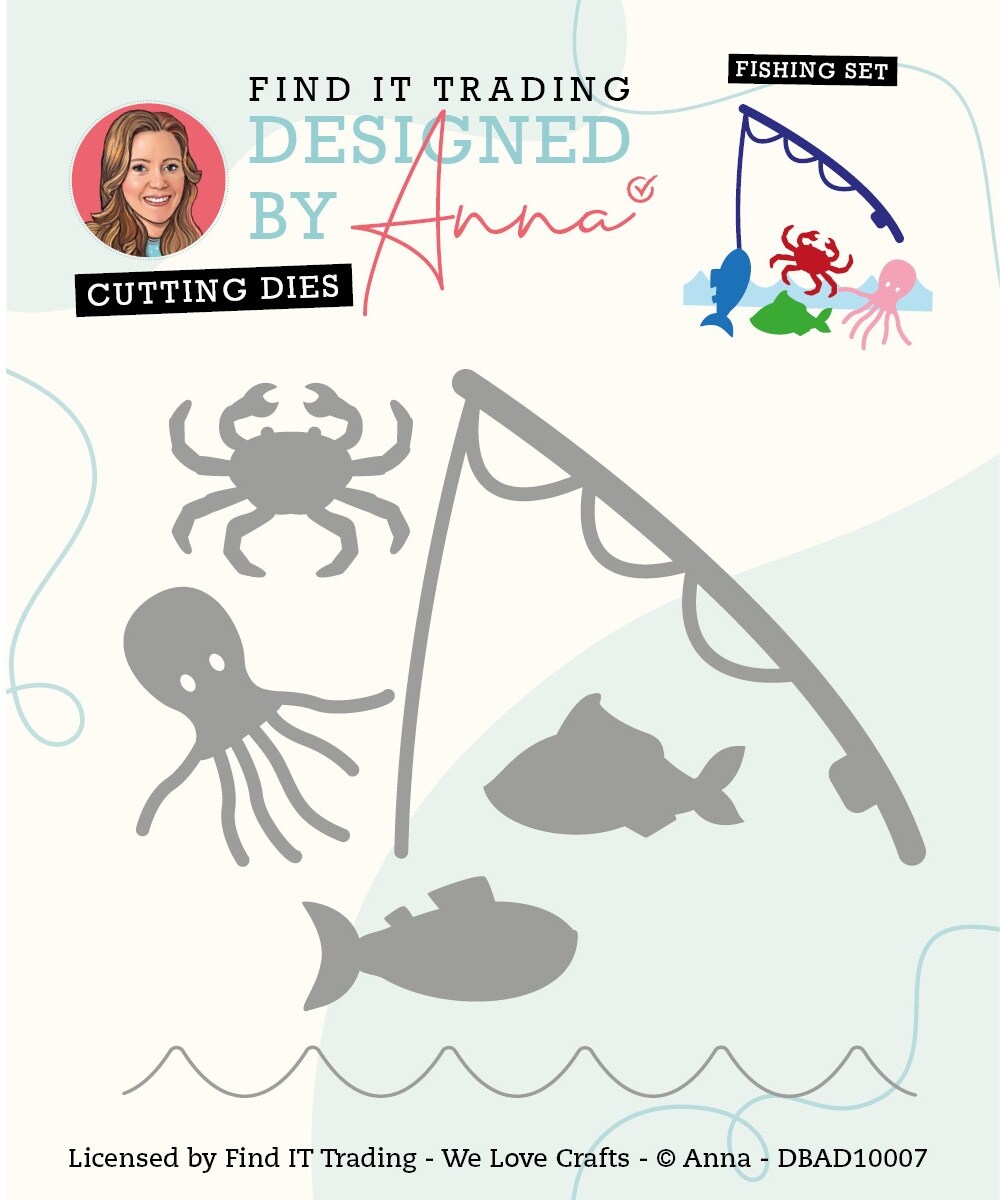 Find It Trading Designed By Anna Cutting Dies-Fishing Net
