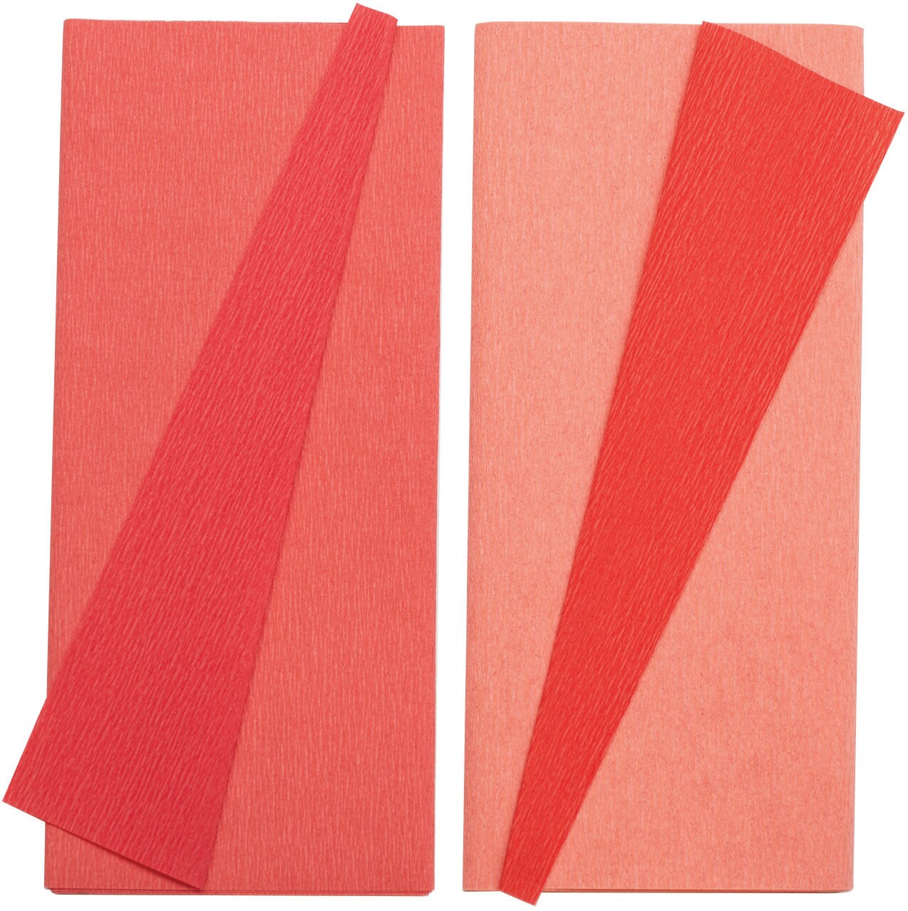 Lia Griffith Double-Sided Extra Fine Crepe Paper 2/Pkg-Strawberry/Tulip Pink & Flamingo/Peony