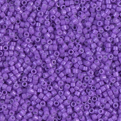Miyuki Delica Bead 11/0, DB1379, Dyed Opaque Red Violet, 5 grams