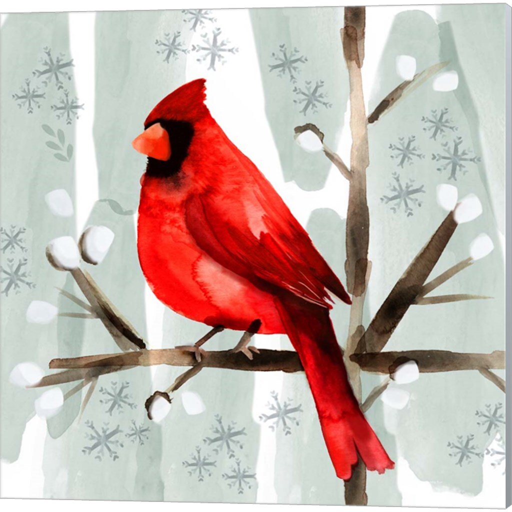 Christmas Hinterland by Northern Lights 14" x 14" Canvas Wall Art (Set of 2)